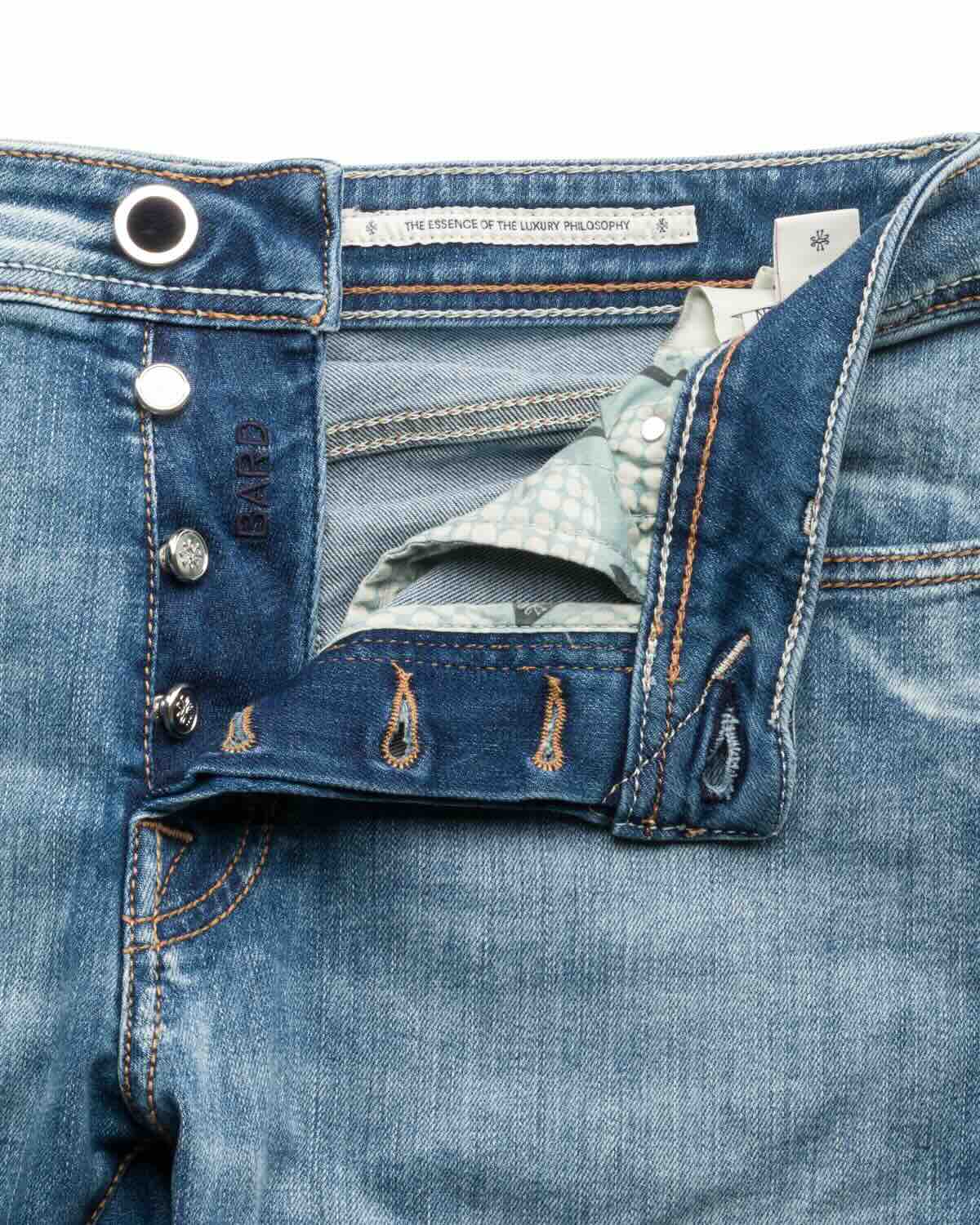 Jeans Bard Slim Fit Baumwolle Stretch