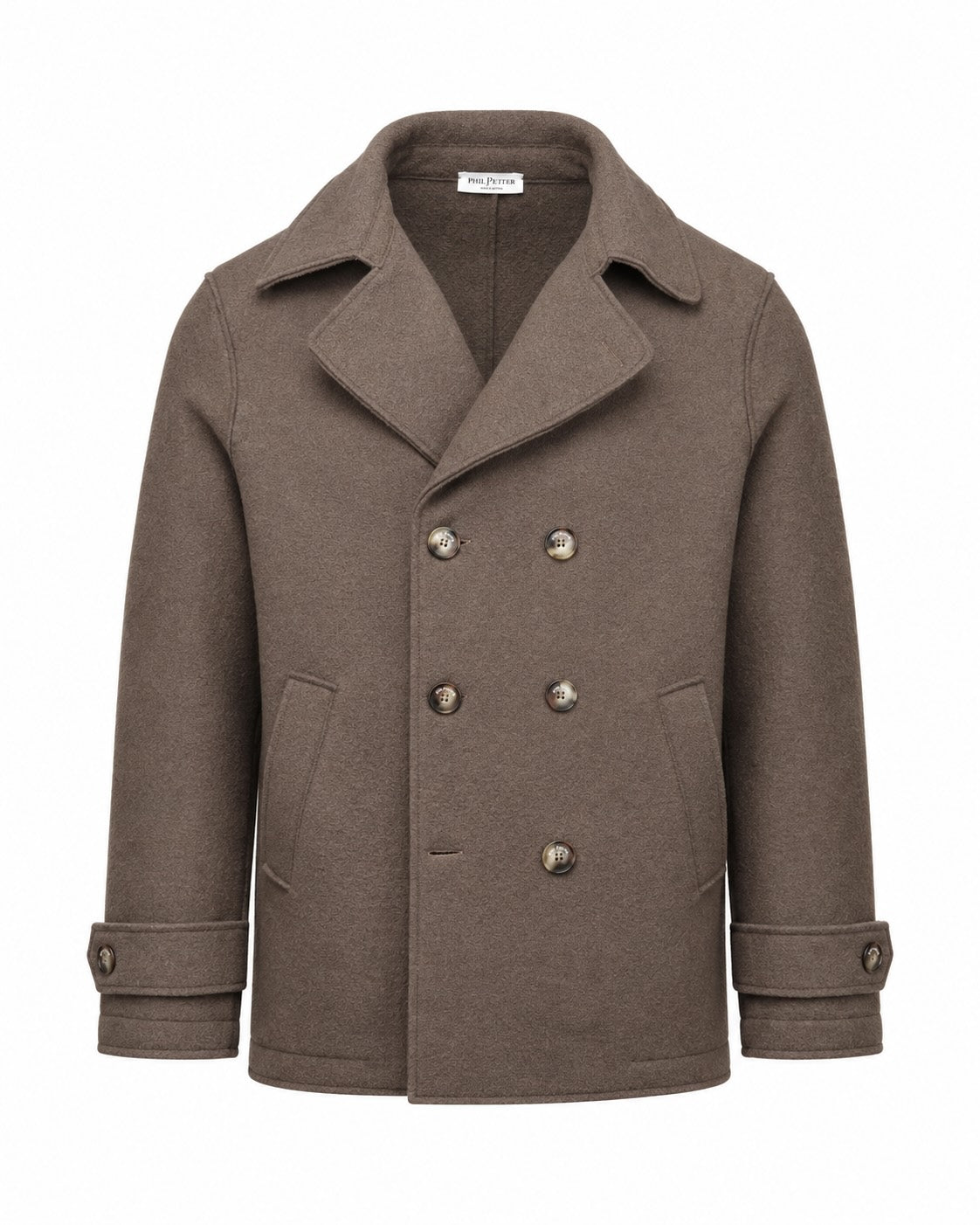 Cabanjacke aus 100 % Merinowolle im Regular Fit