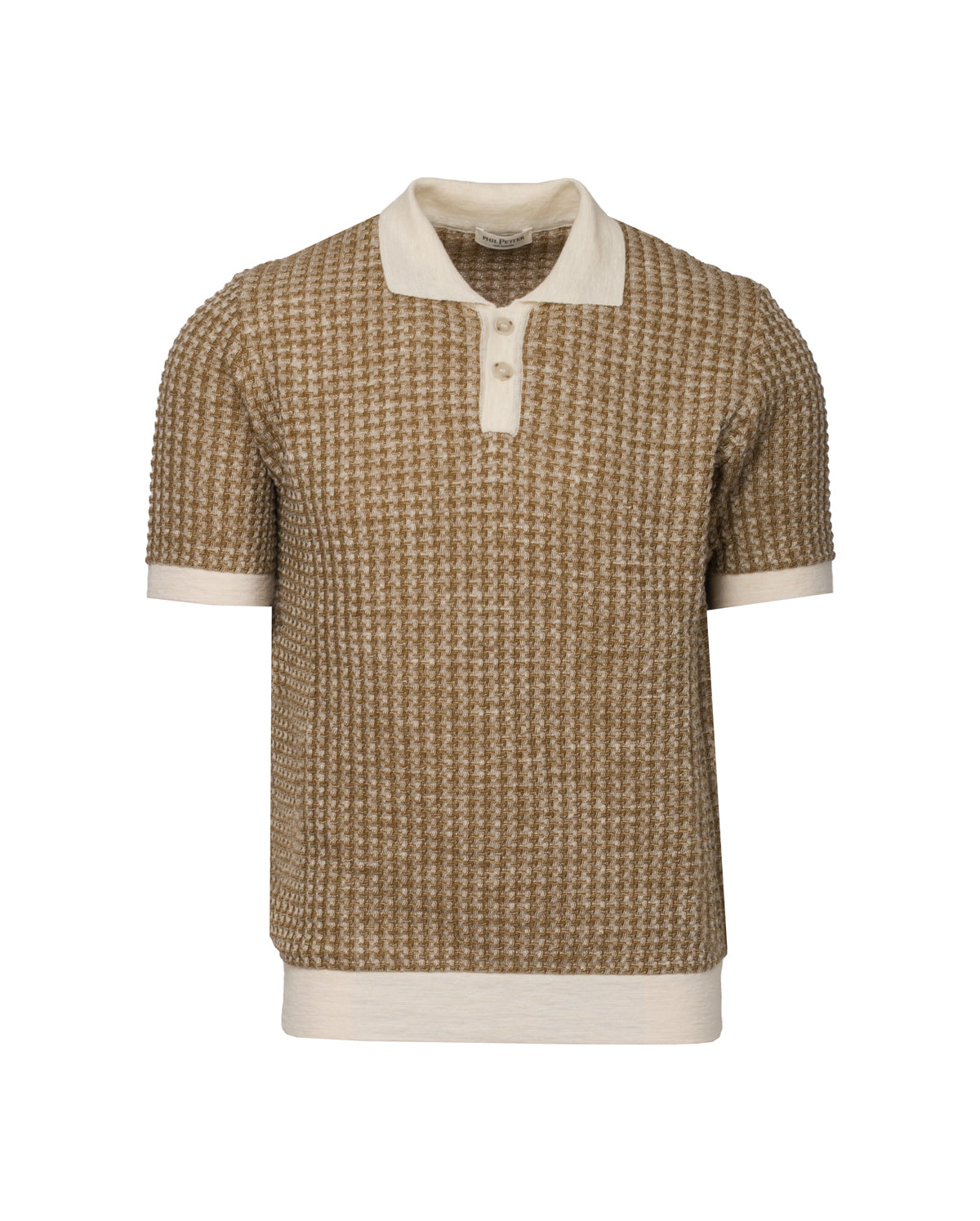 Baumwolle Strickpolo Slim Fit