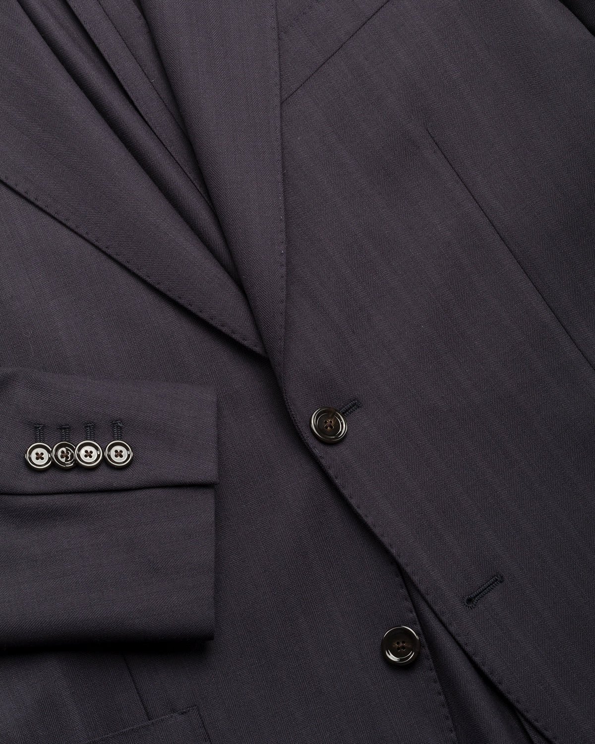 Striped virgin wool suit