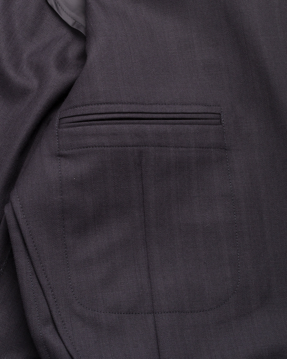 Striped virgin wool suit