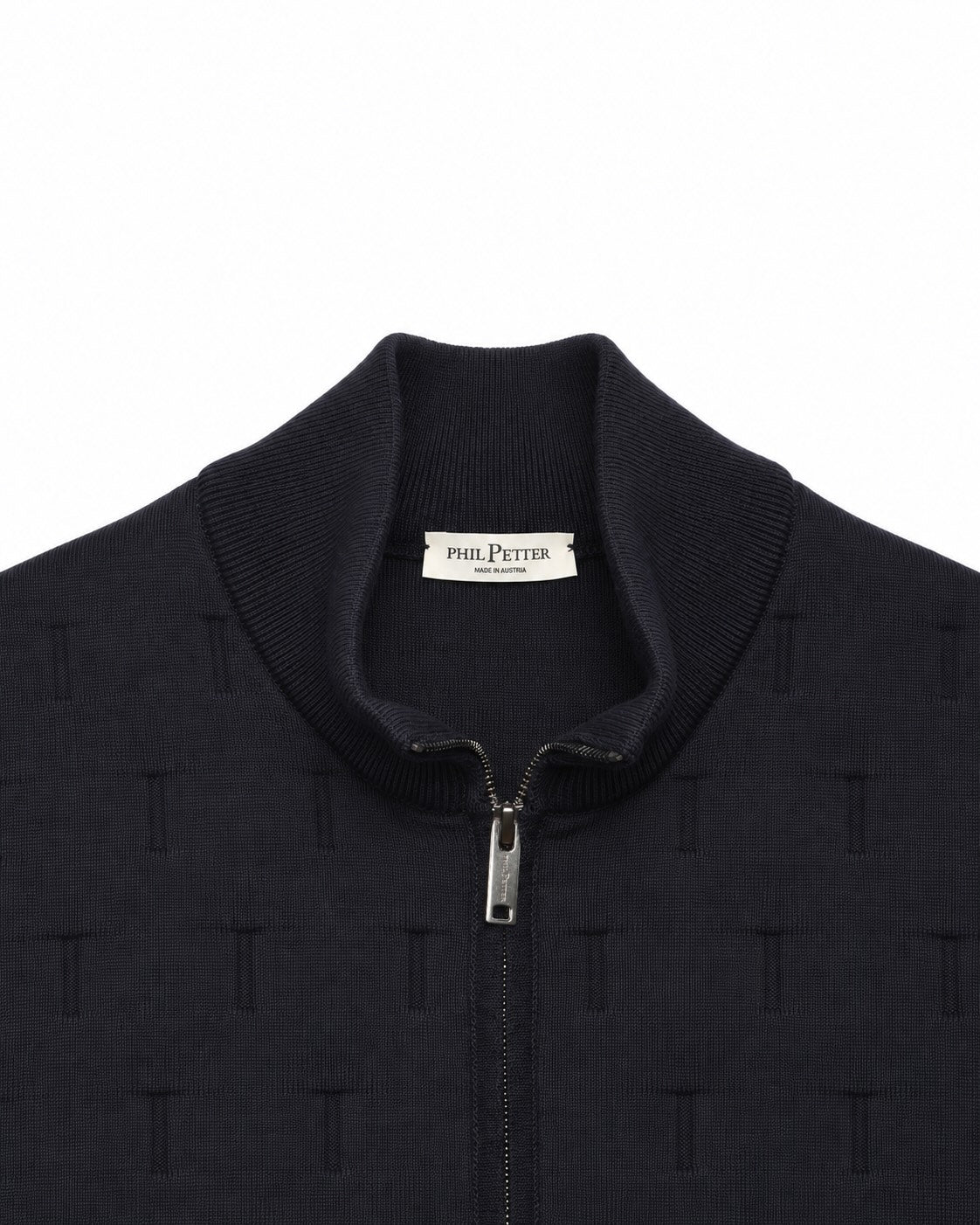 Blouson aus Wolle in Dunkelblau im Regular Fit