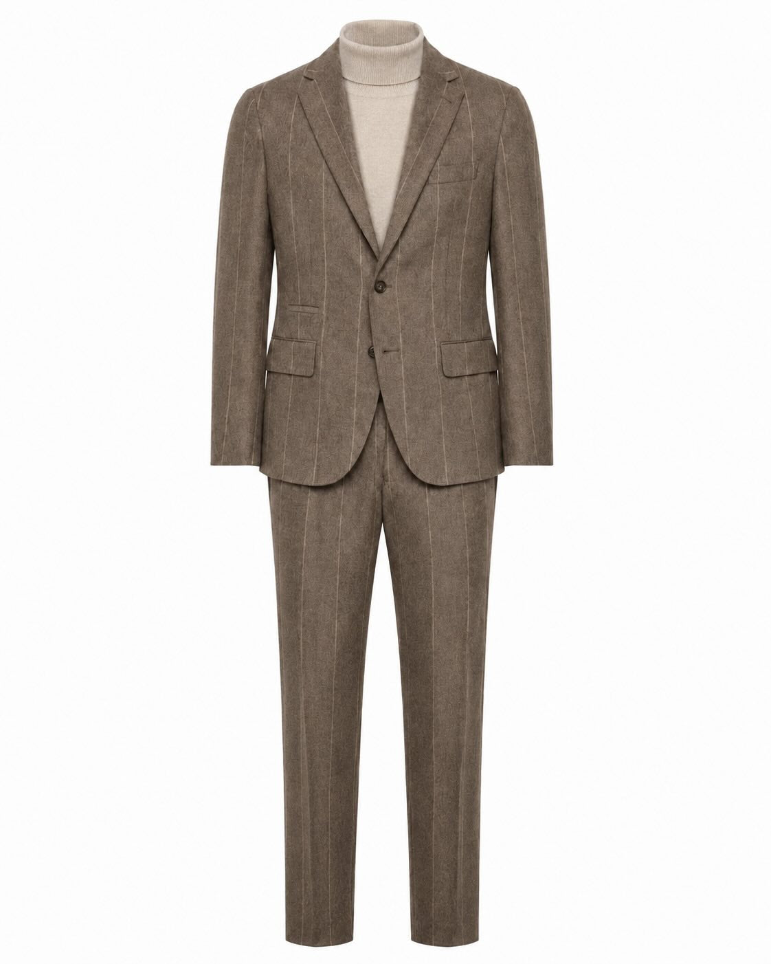 Suit made from wool and cashmere