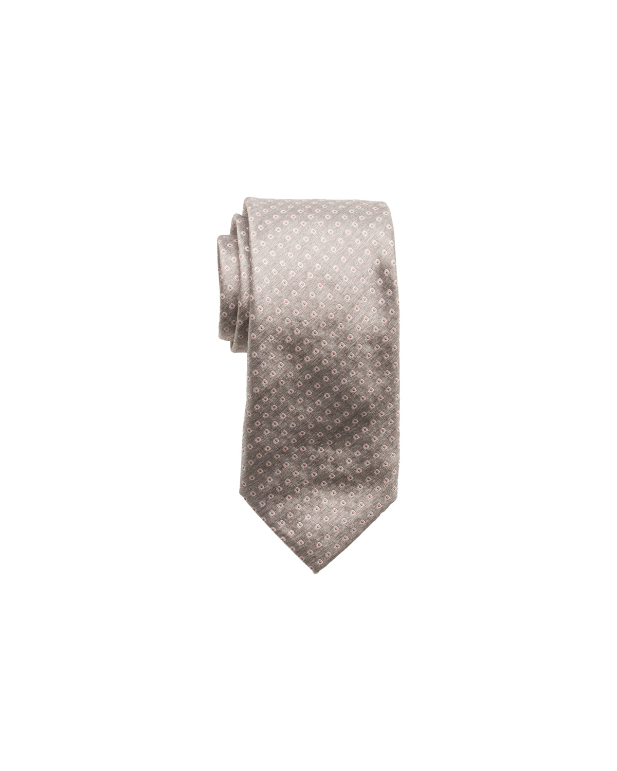 Silk tie with a fine pattern