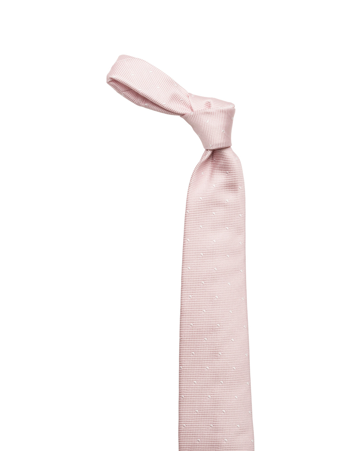 Silk tie with a fine pattern