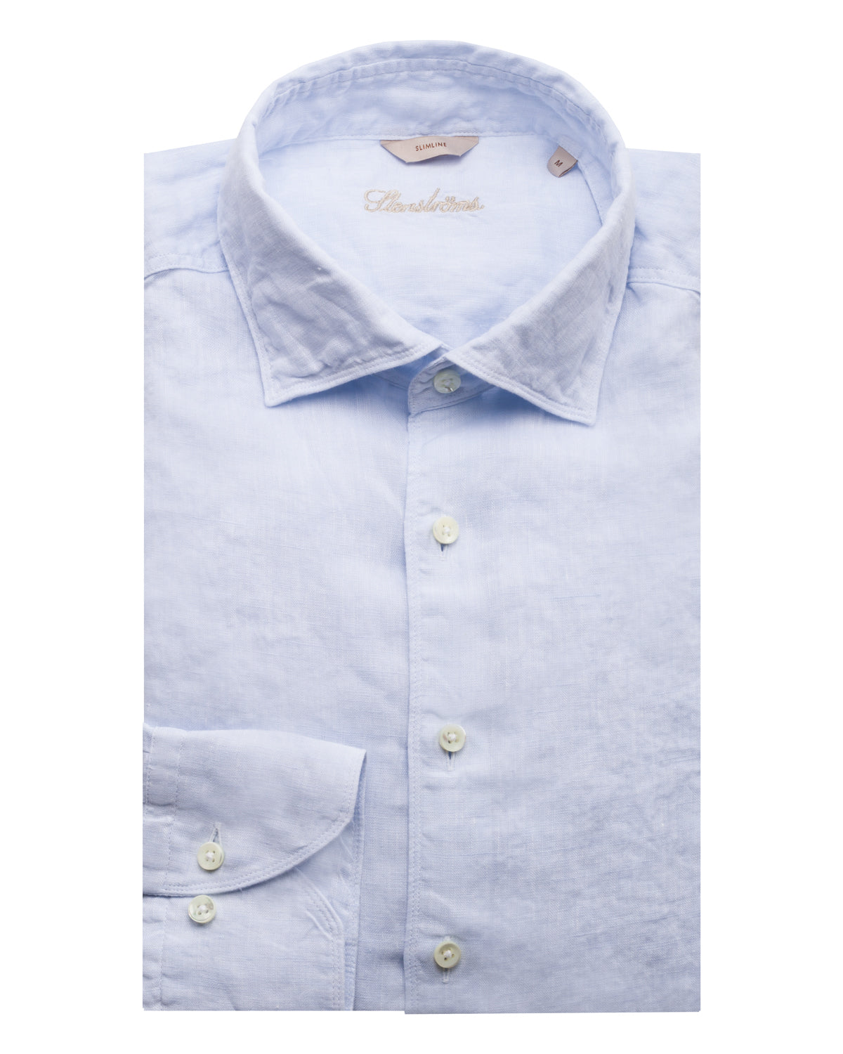 Leinenhemd Slim Fit Spreizkragen