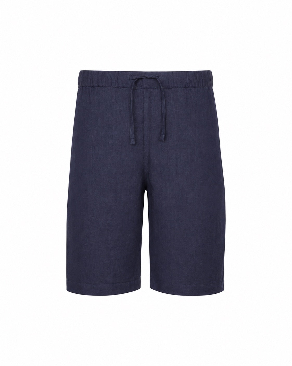 Linen Bermuda shorts with drawstring, summer