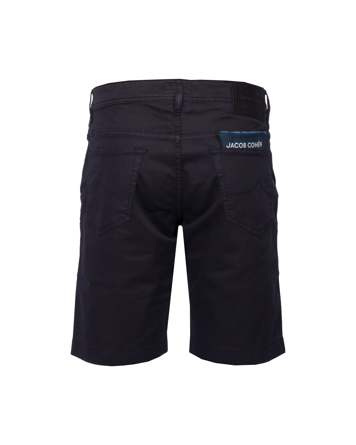 Cotton Lyocell Slim Fit Bermuda Shorts