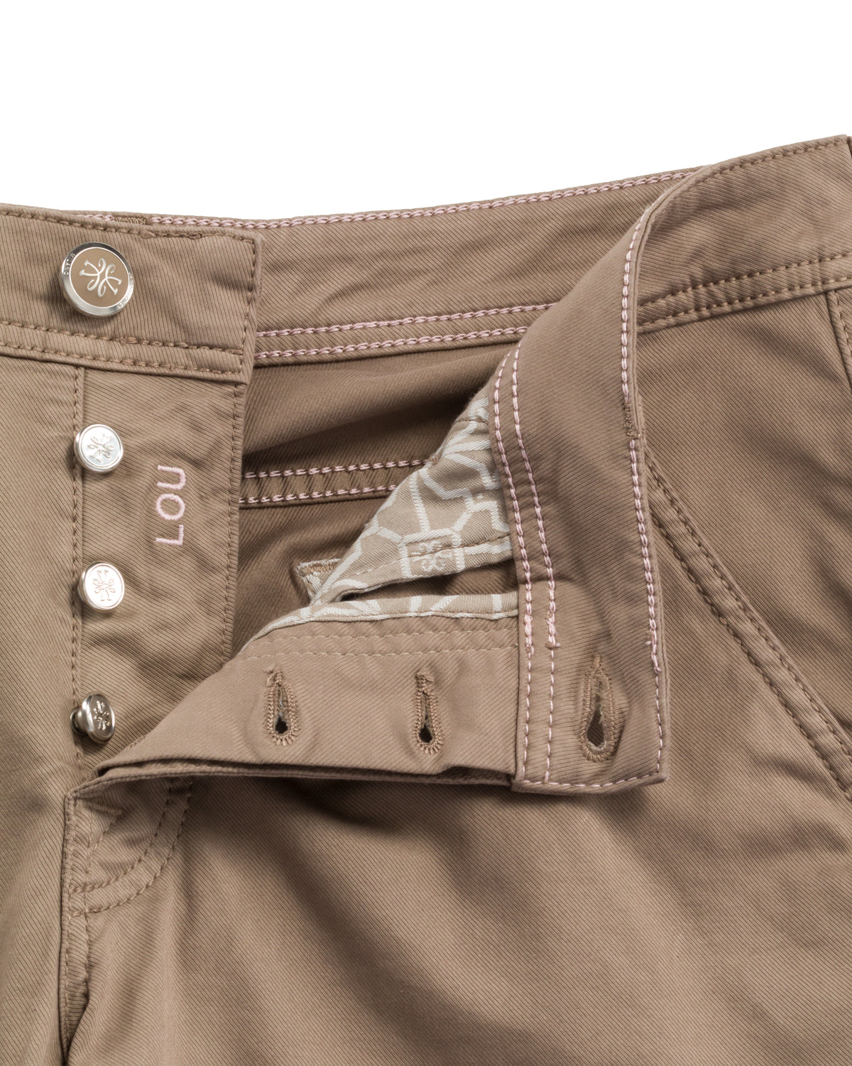 Baumwolle Lyocell Bermuda Slim Fit