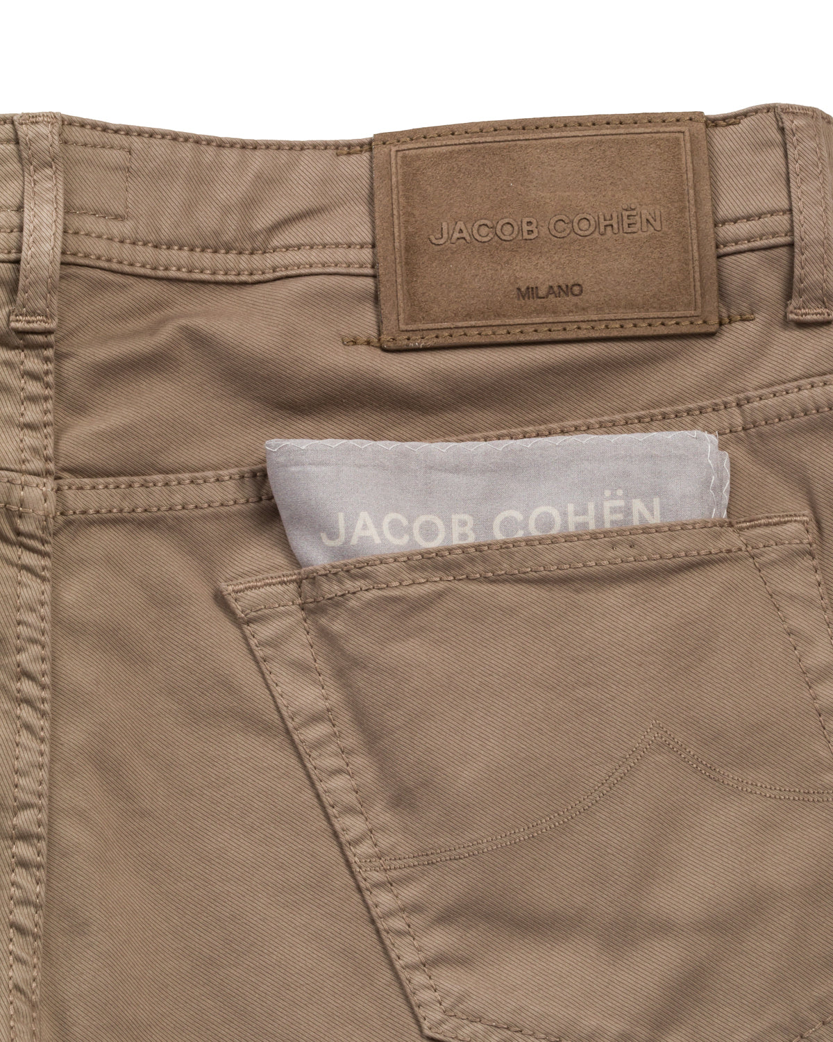 Cotton Lyocell Slim Fit Bermuda Shorts