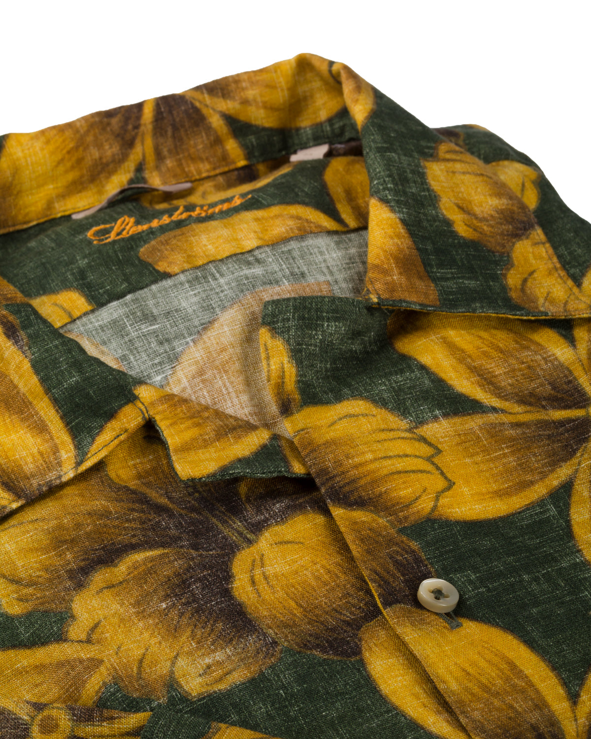 Leinenhemd Floral Regular Fit