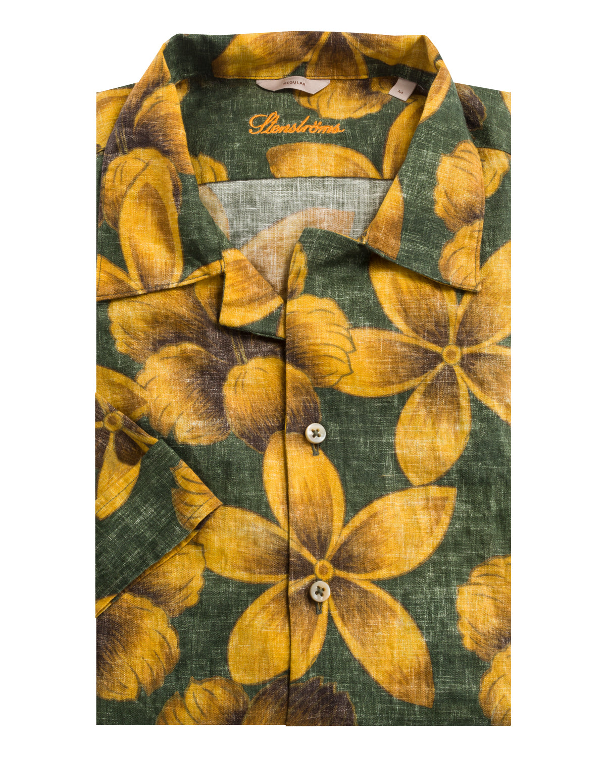 Leinenhemd Floral Regular Fit