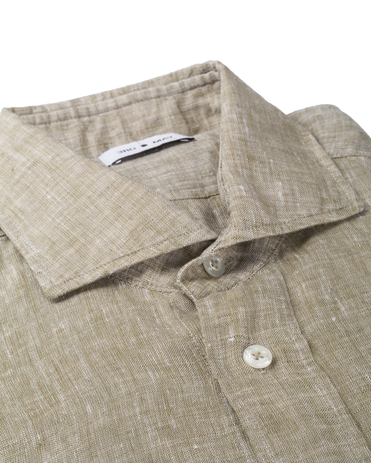 Leinenhemd Slim Fit aus gewaschenem Leinen