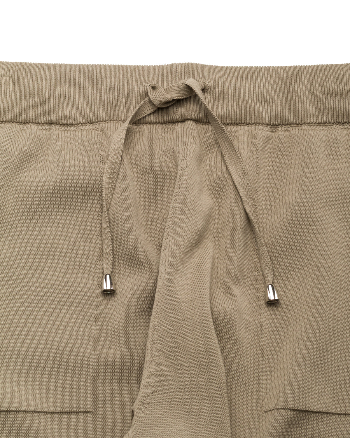 Trackpants Baumwollkrepp Strick Relaxed Slim