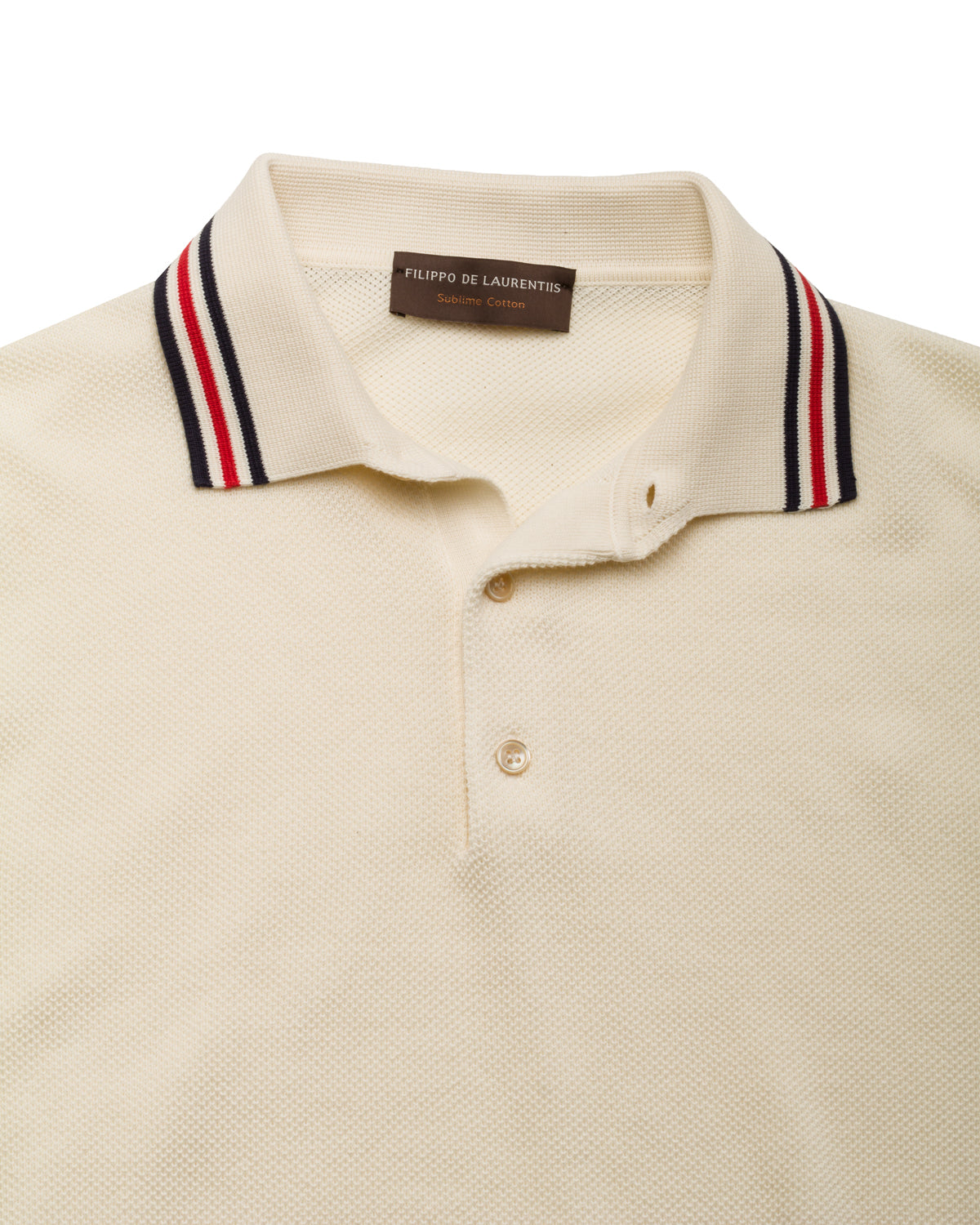 Baumwollkrepp Polo Slim Fit mit Streifen