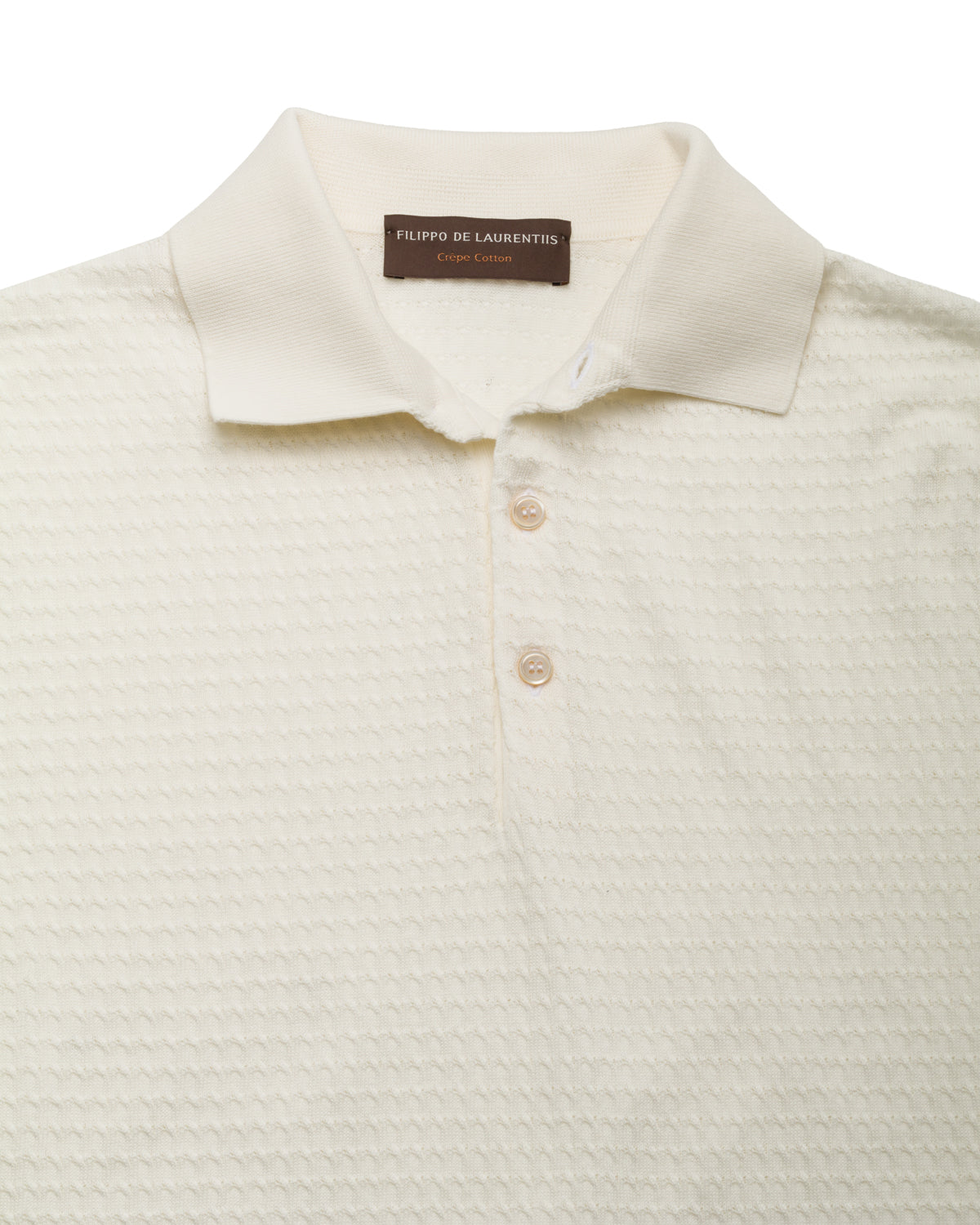 Baumwollkrepp Polo Relaxed Slim