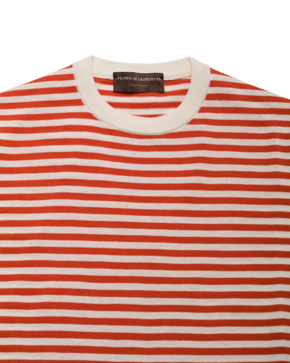 Ringel T-Shirt Baumwollkrepp Strick Relaxed Slim