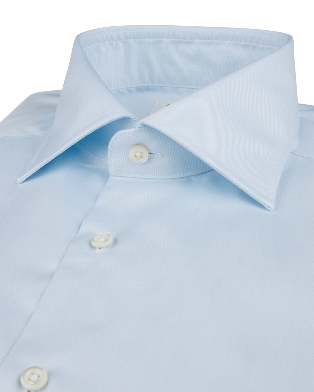 Twill Hemd Hellblau Regular