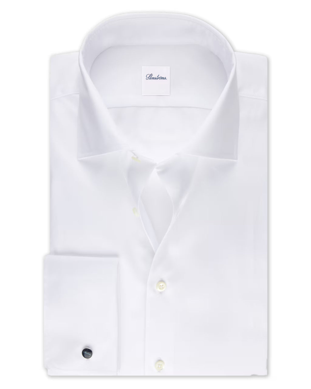Twillhemd Umschlagmanschette Weiß Regular