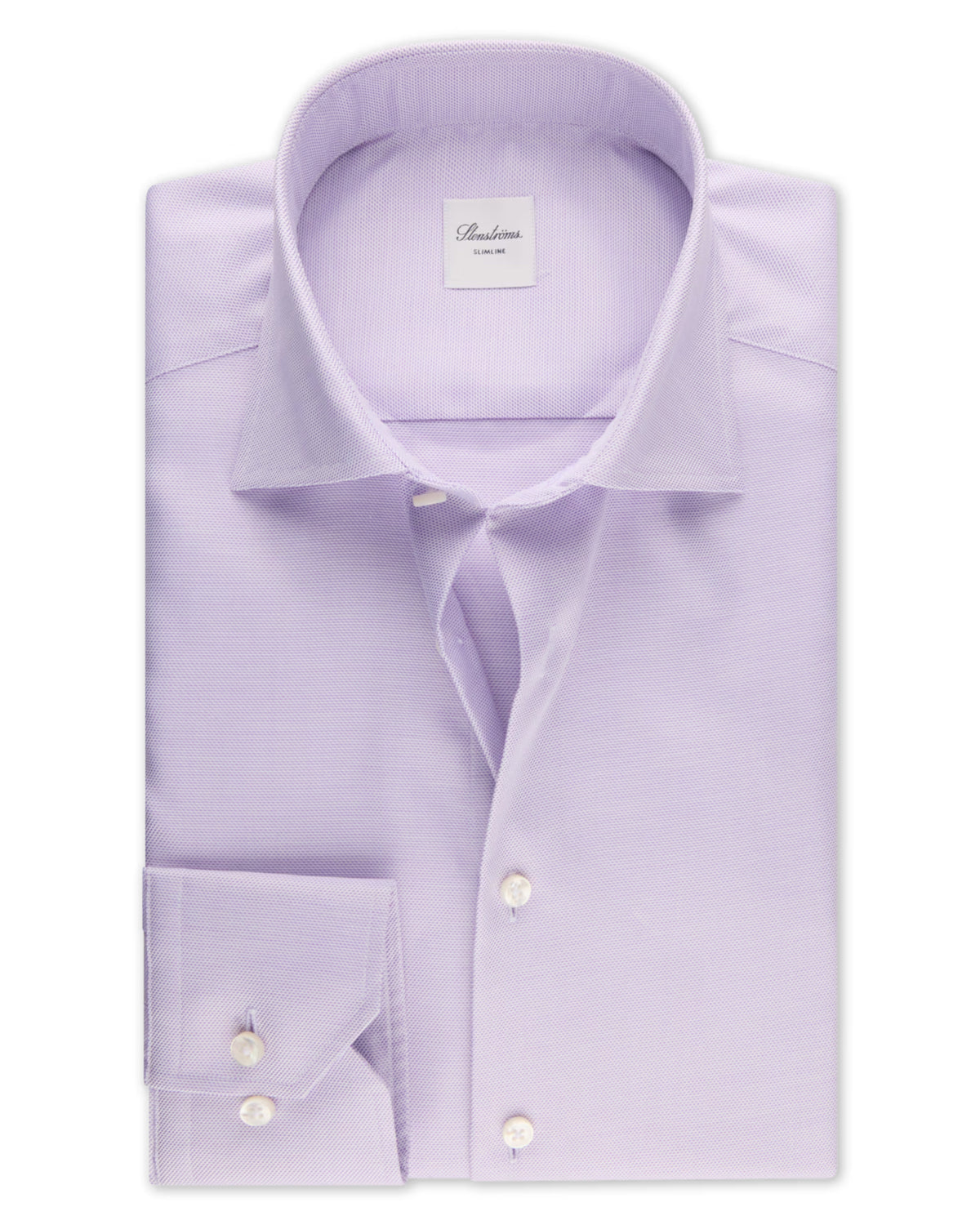 Strukturiertes Hemd Lila SLIMLINE