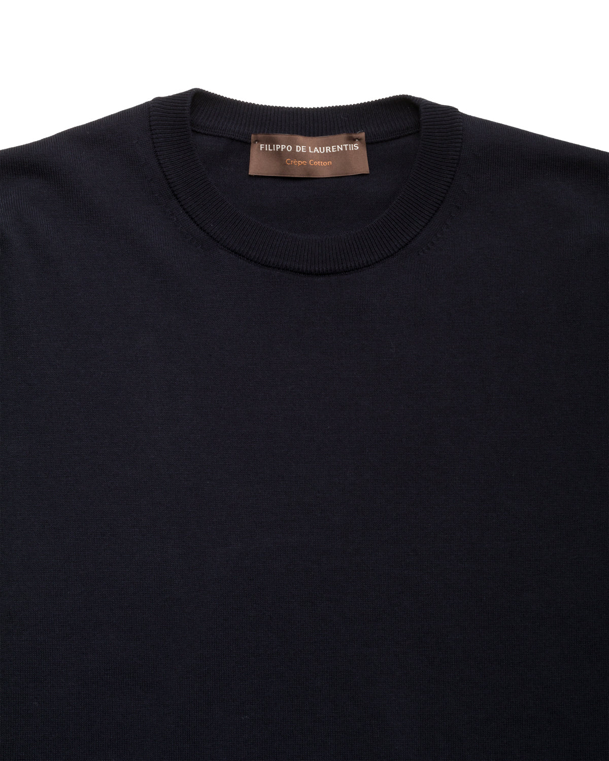 Baumwollkrepp T-Shirt Slim Fit
