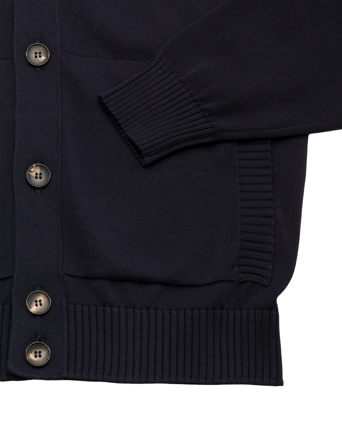 Shirt jacket cotton crepe knit relaxed slim
