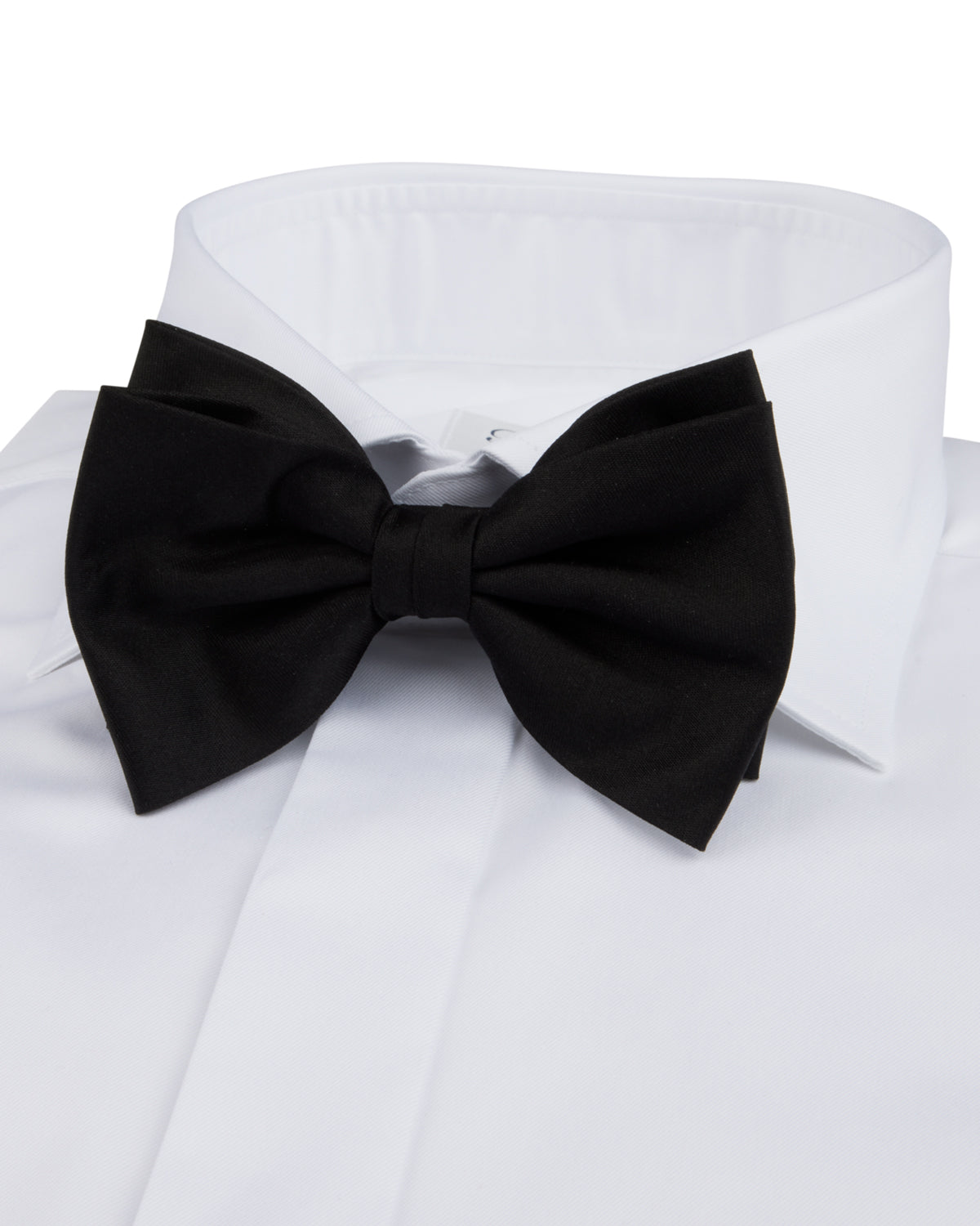 White slimline tuxedo shirt