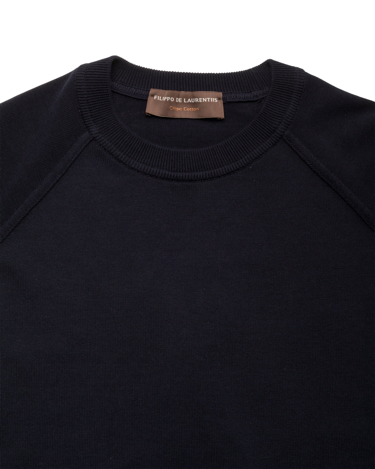 Baumwollkrepp Pullover Raglan Slim Fit