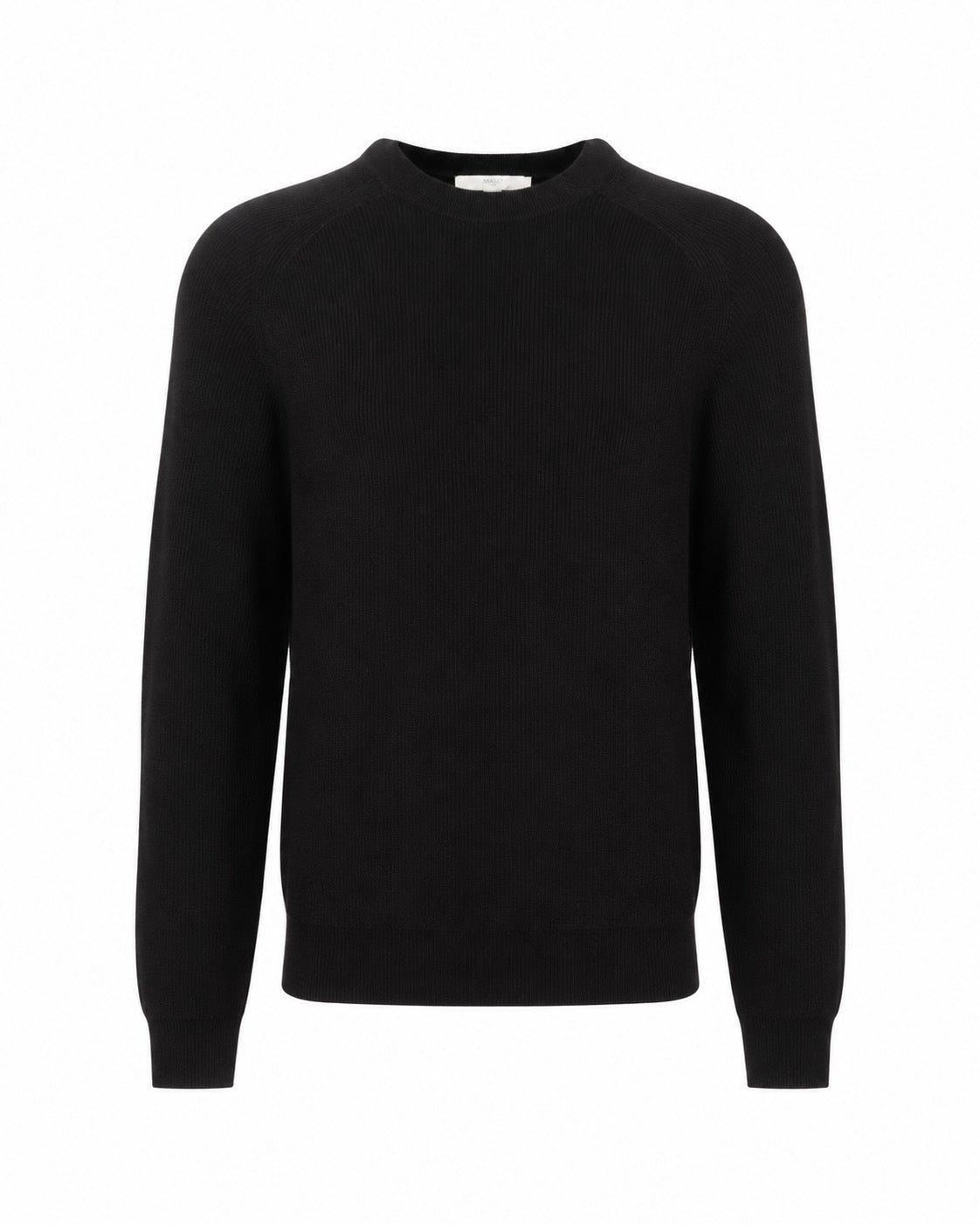 Black cashmere raglan sweater