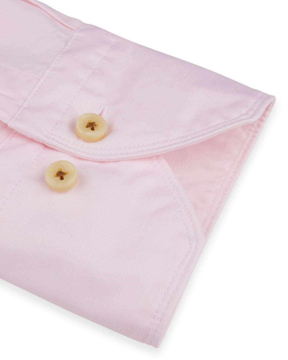 Pink slimline twill shirt