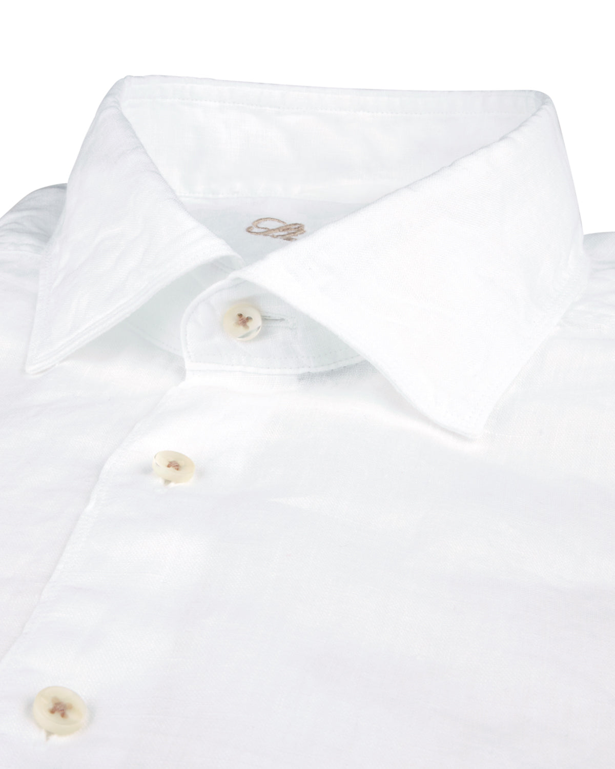 Leinenhemd Weiß SLIMLINE