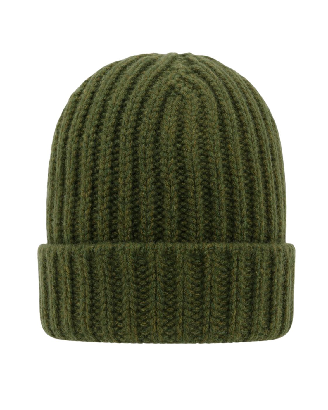 ALEXTW cashmere ribbed beanie in green