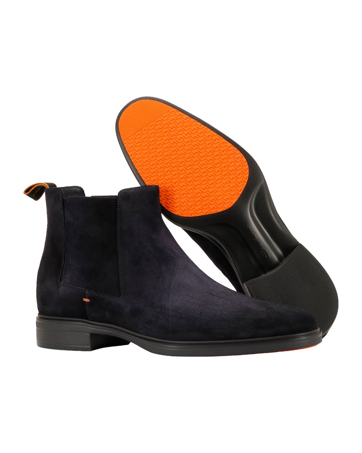 Ultralight Chelsea Boot in Dark Blue Suede