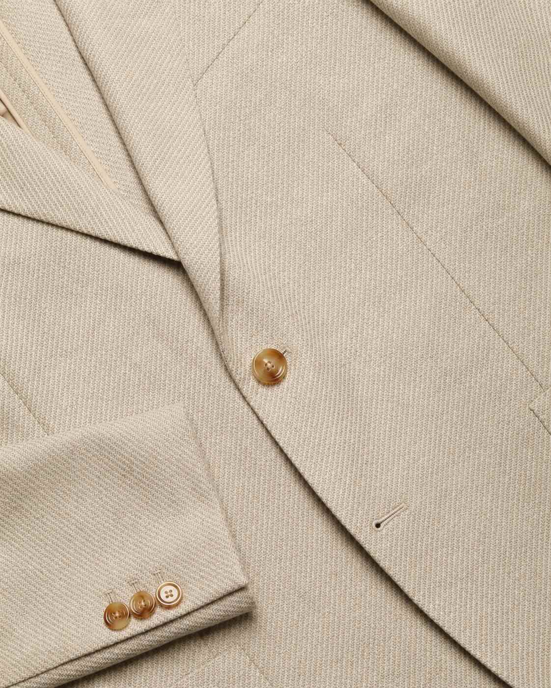 Virgin wool and cashmere slim fit blazer