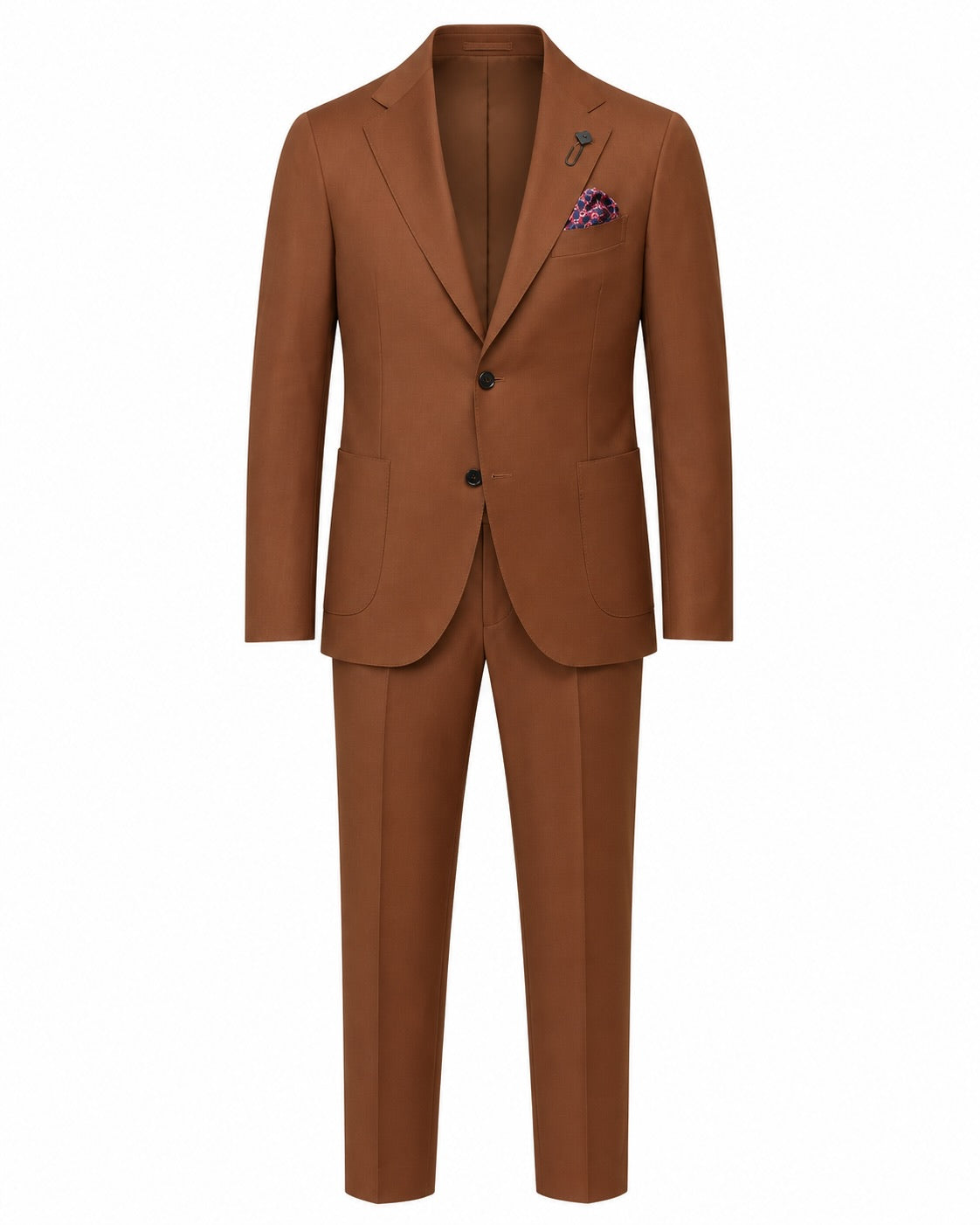 Wollanzug Relaxed Slim Fit ungefüttert