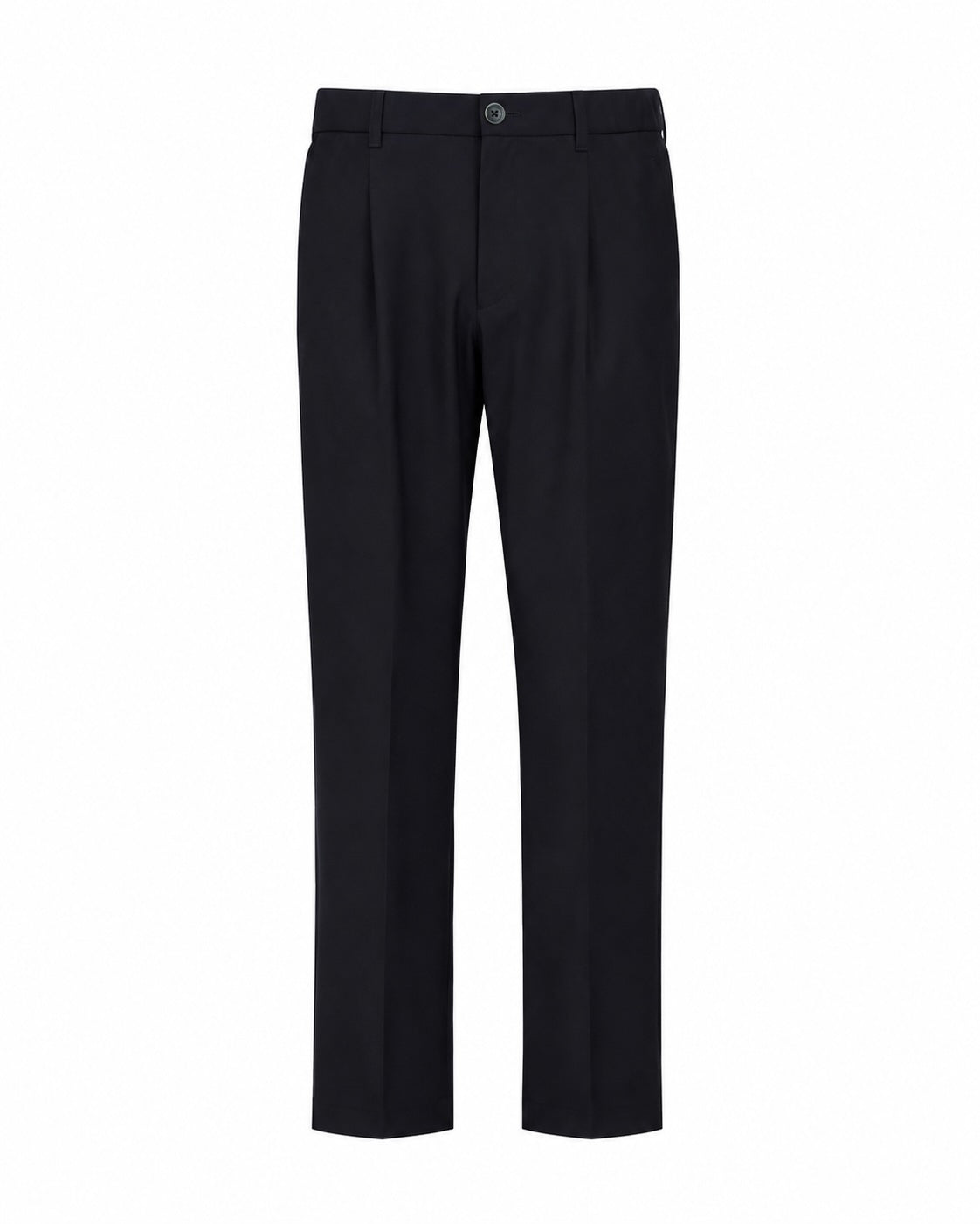 Wool stretch trousers in a relaxed fit with an elasticated waistband
