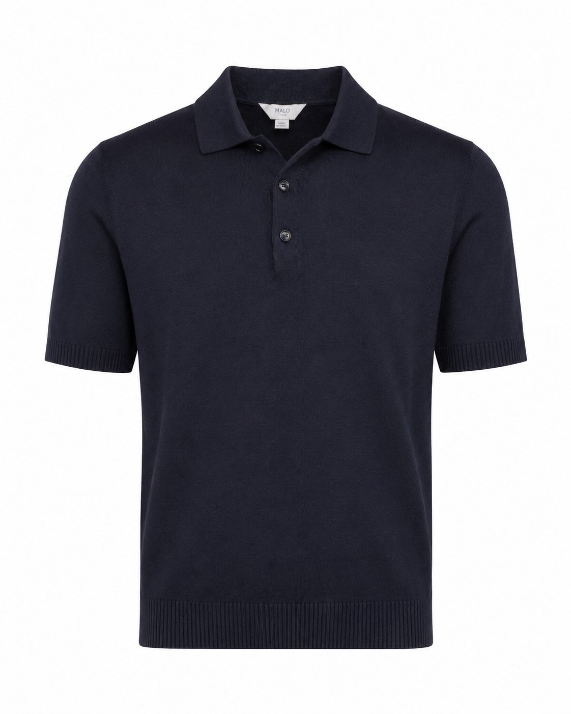 Strickpolo Baumwolle Slim Fit