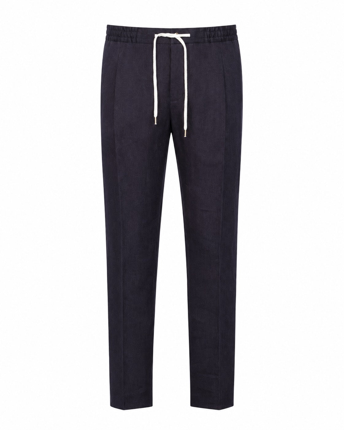 Leinen Jogpants Slim Fit Bundfalte