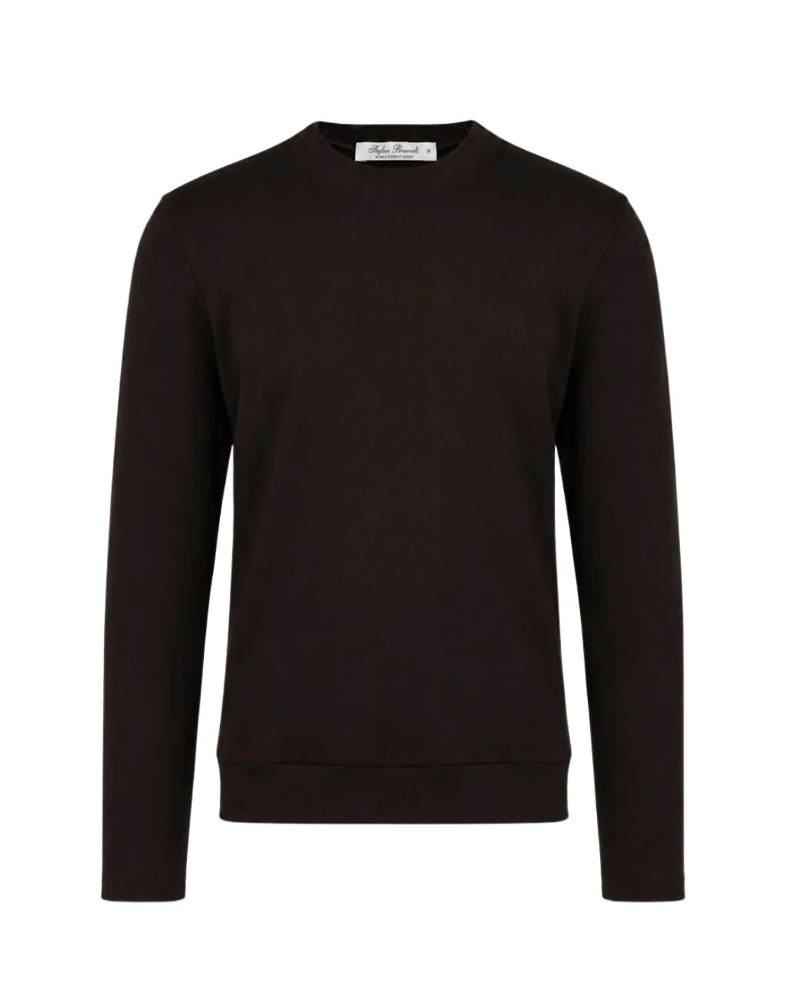 Dunkelbraunes Longsleeve ELI B aus Baumwolle