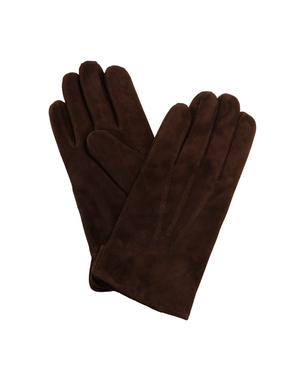 Lederhandschuhe aus Rentierleder in Dunkelbraun