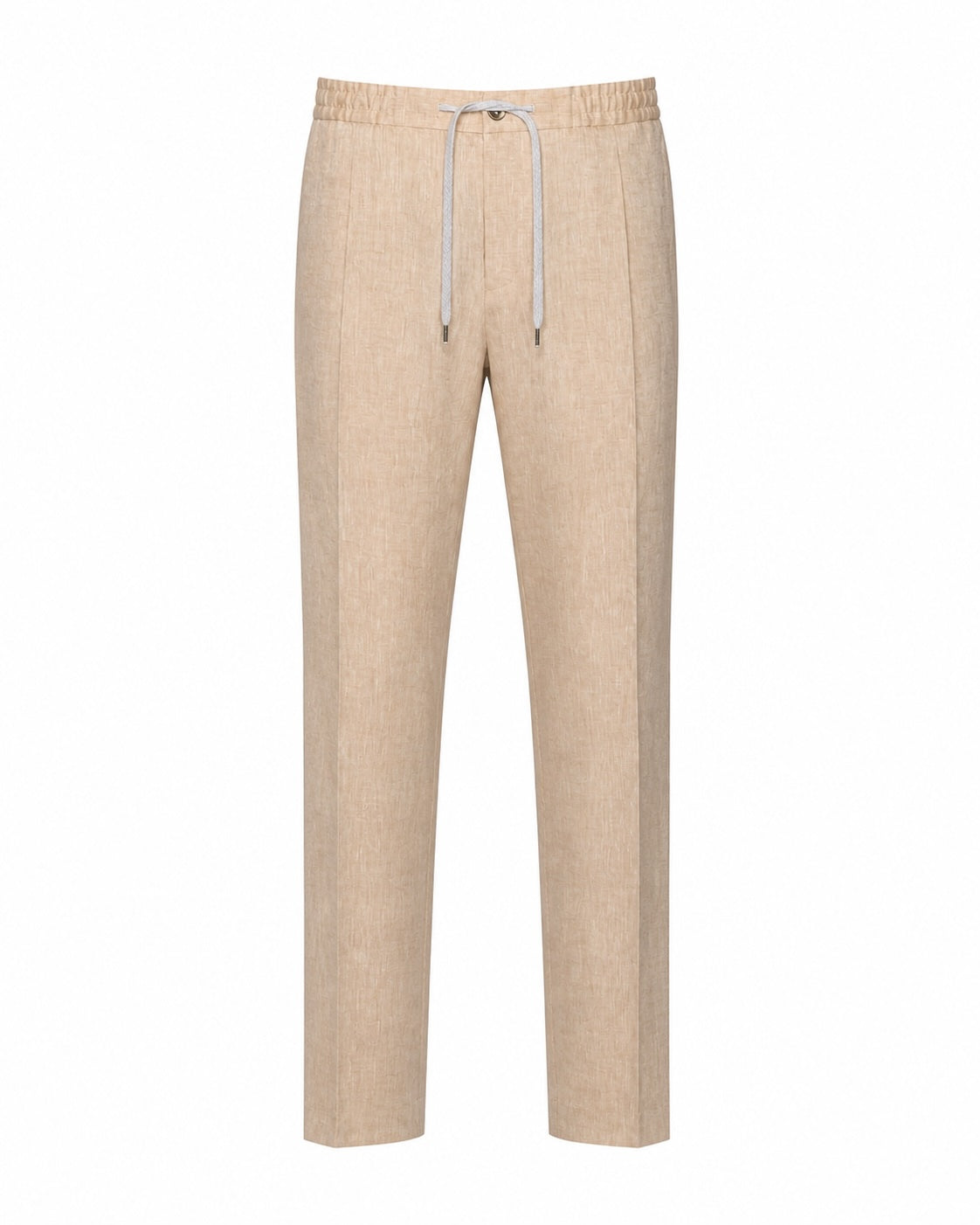 Leinen Jogpants Slim Fit Bundfalte