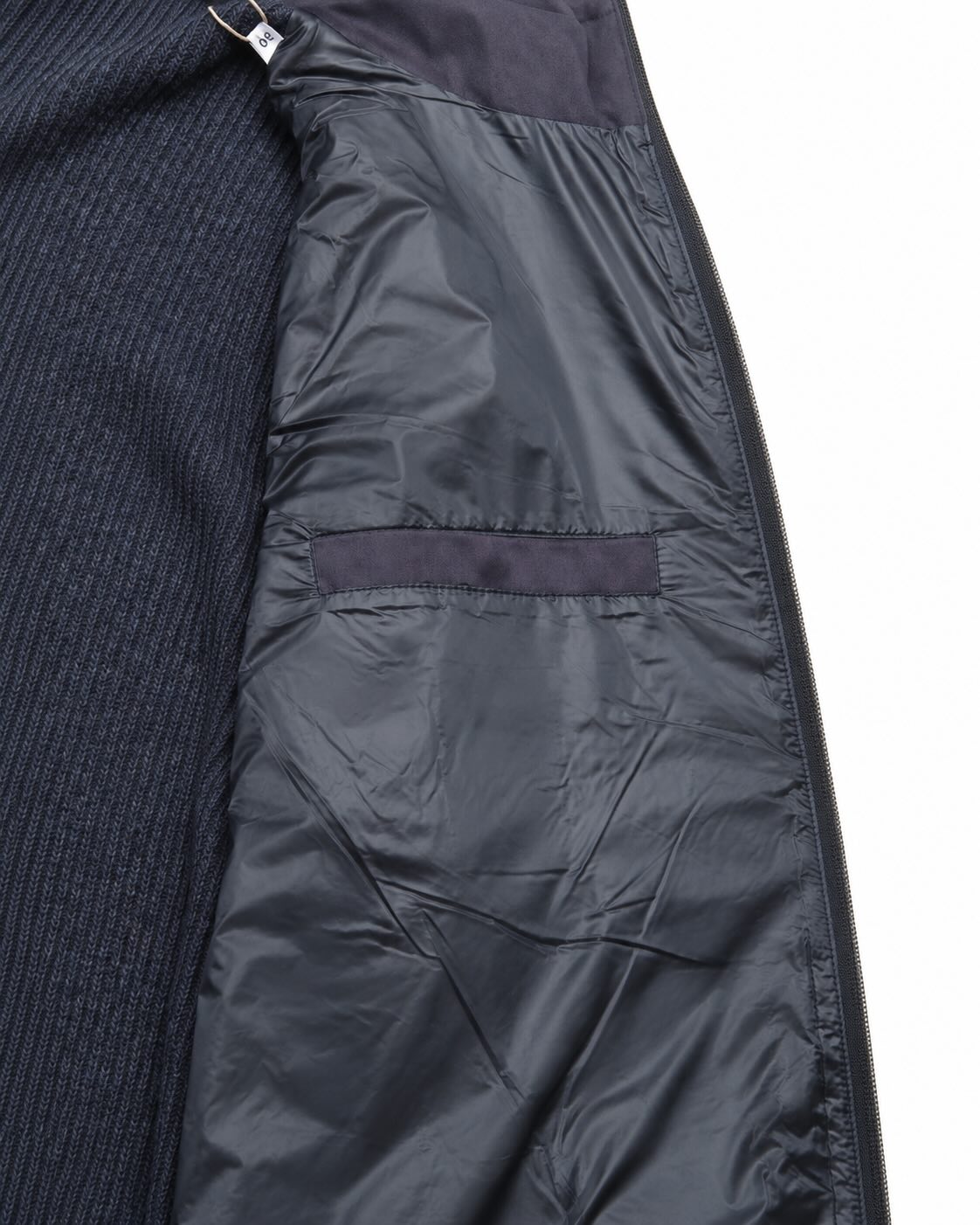Strickjacke aus Wolle mit Fleecefront