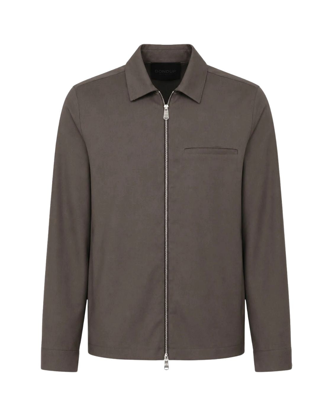 Virgin wool shirt jacket