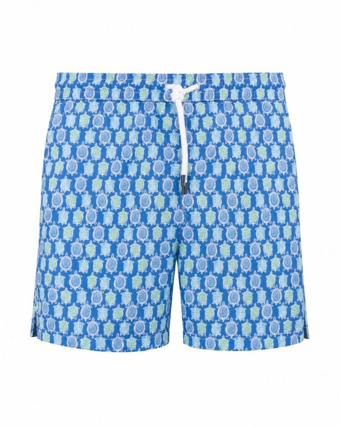 Badeshorts Airstop Slim Fit mit Allover-Print