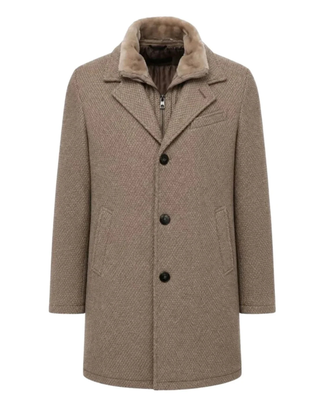 Wool coat in a regular fit