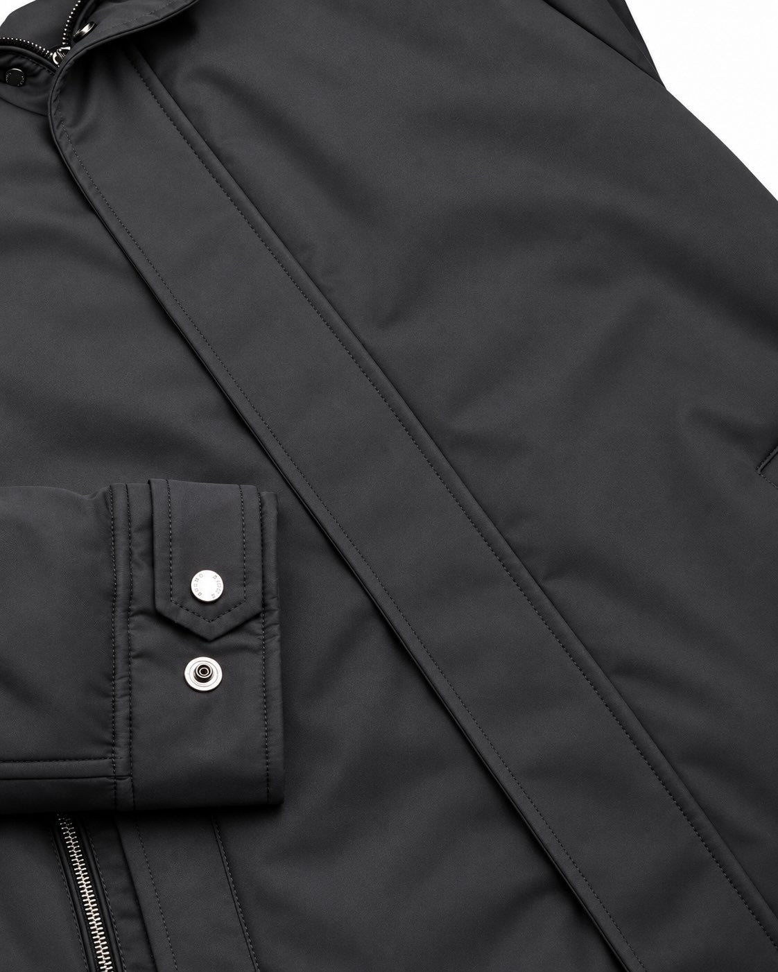 Daunenparka in Dunkelblau mit Kapuze