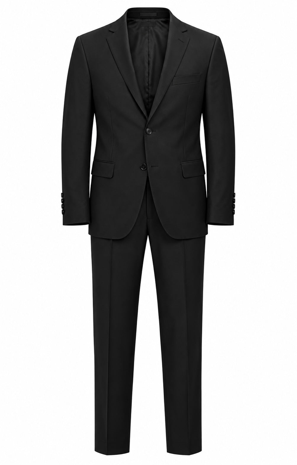 Schurwollanzug Slim Fit Business