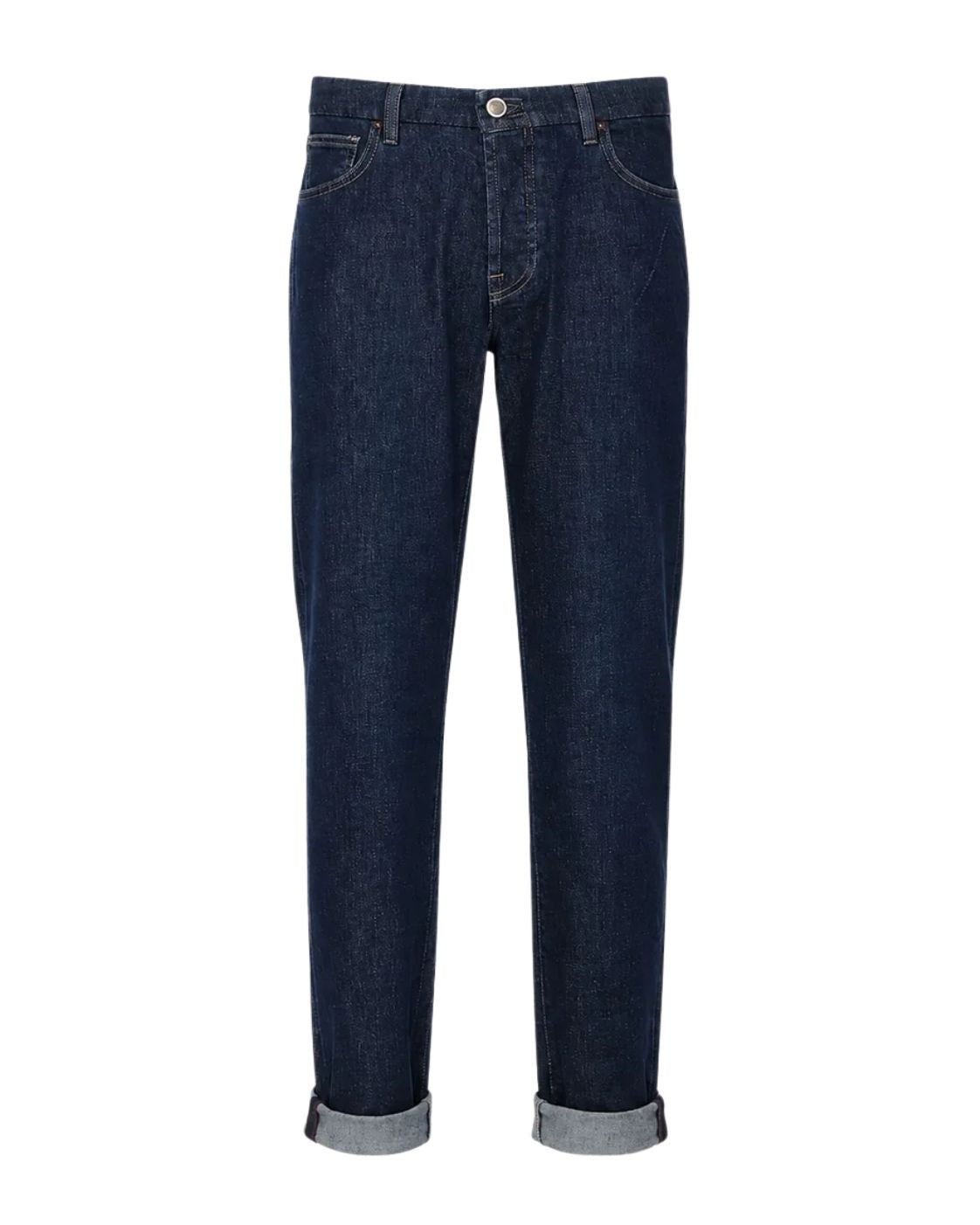 Jeans Denver aus Baumwolle und Kaschmir in Dunkelblau
